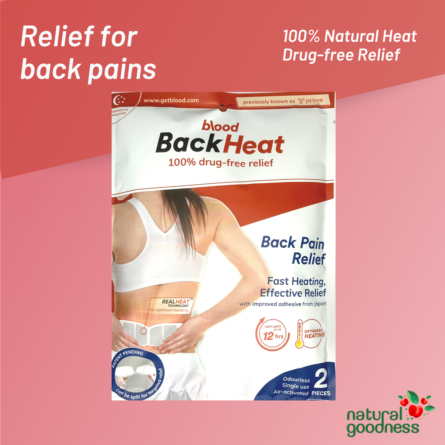 BackHeat Heat patches for Back Pain Relief Lazada PH