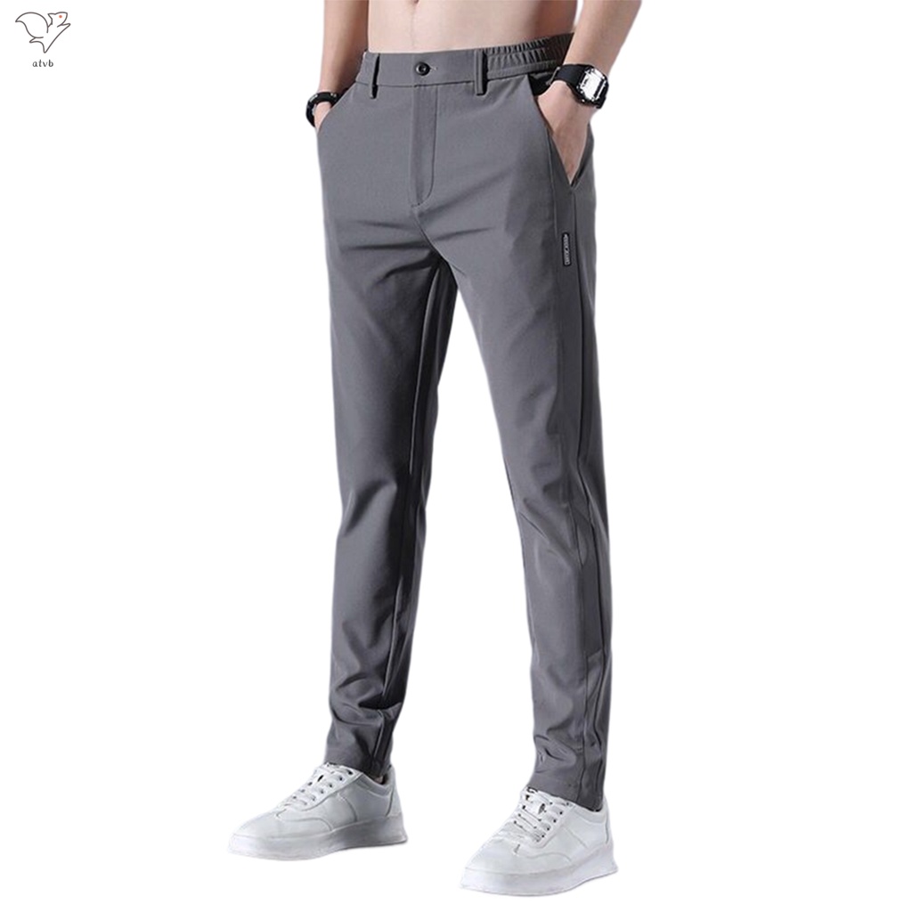 Men's Golf Trousers Quick Drying Long Comfortable Leisure Trousers with ...