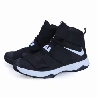 lebron james white and black shoes