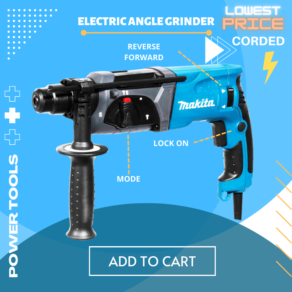 ROTARY HAMMER ELECTRIC impact drill High Power Impact with with FREE