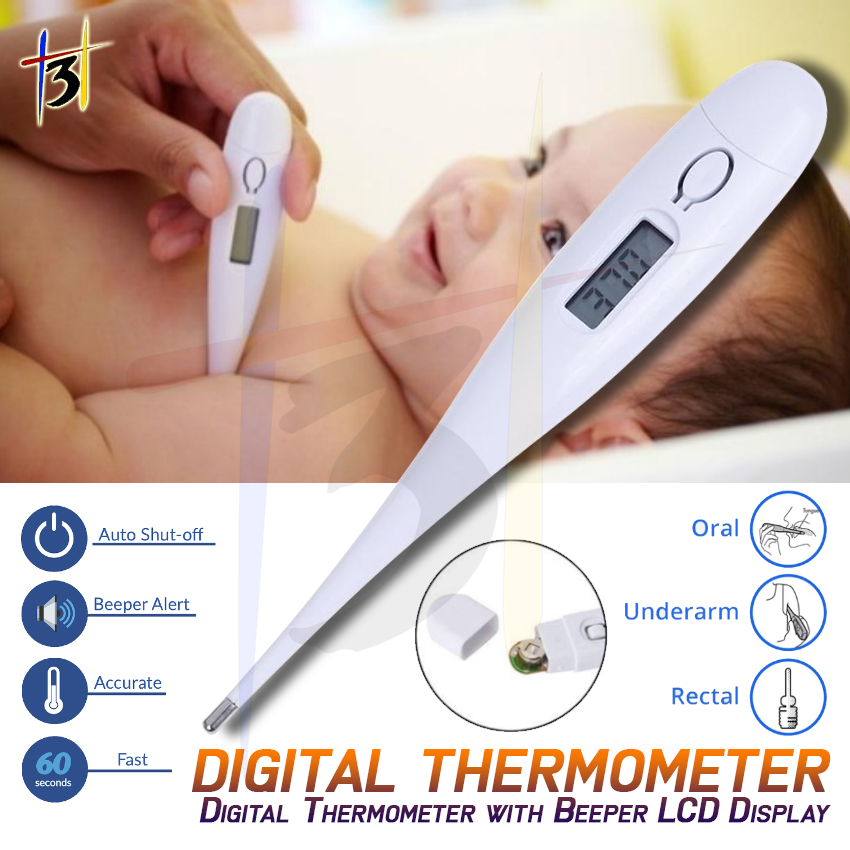 Baby Child Adult Digital LCD Thermometer Temperature Medical Body Fever Measure 