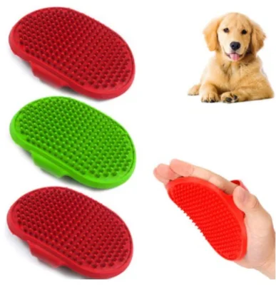 Pet Palm Hair Remover Dog Grooming Massage Shower Massage Brush Grooming Massage Hair Removal Bath Brush Glove Dog Cat Puppy Comb