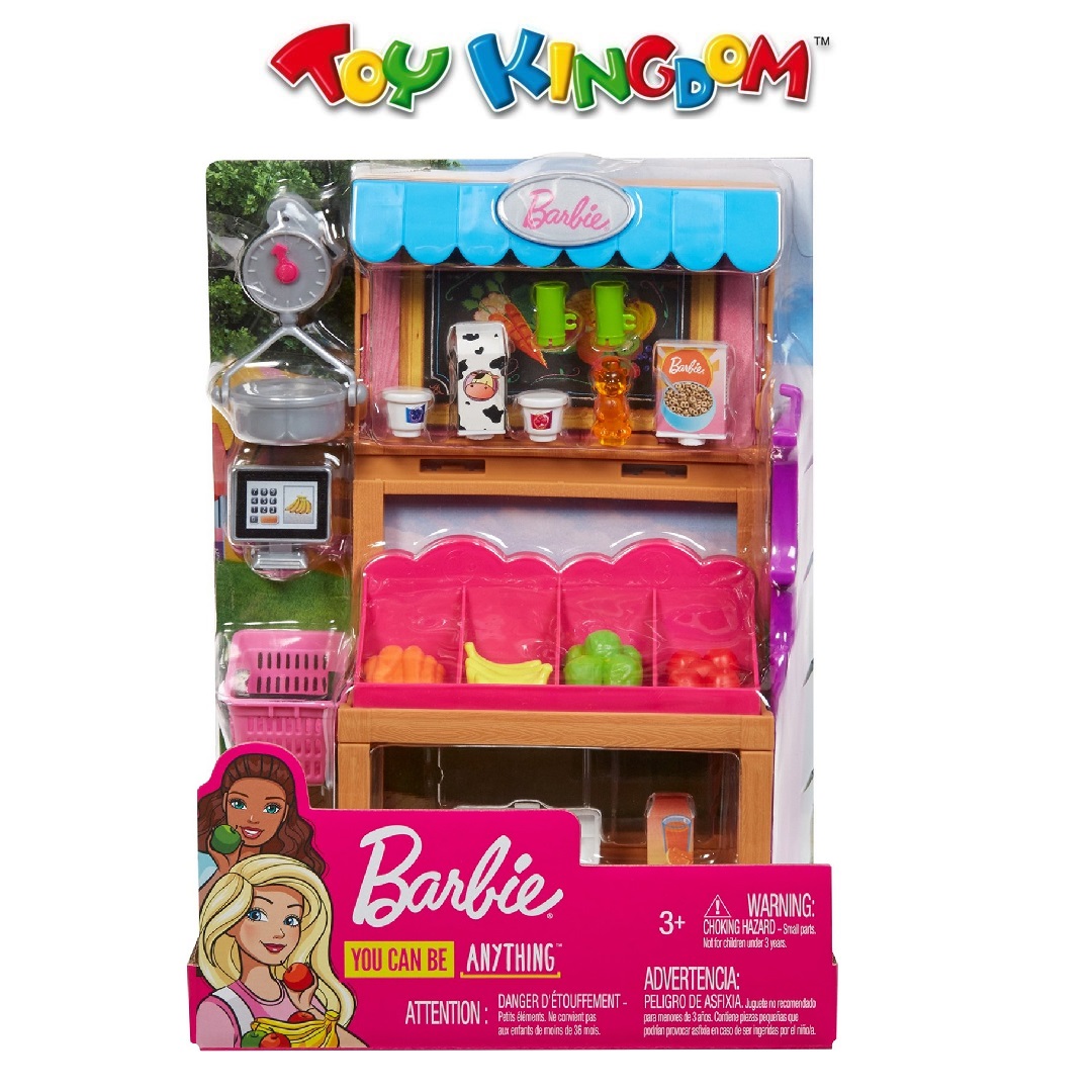 barbie grocery playset