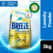 BREEZE POWDER DETERGENT ACTIVBLEACH 2.94KG