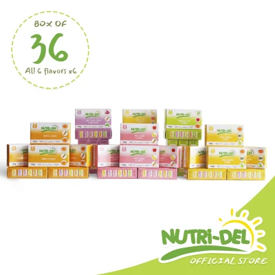NUTRIDEL Baby Food - 36pcs - Assorted Flavors (120g each)