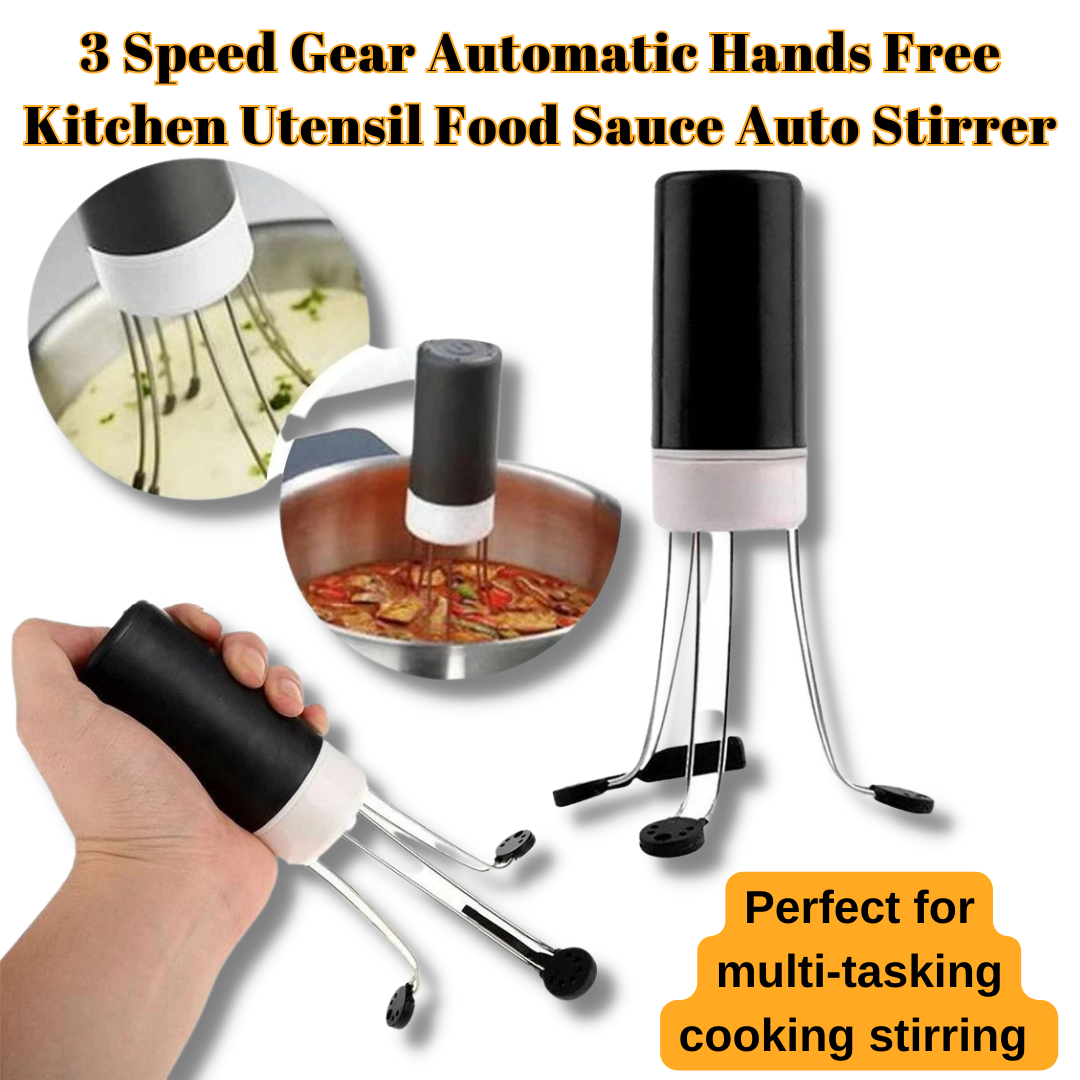 Cordless Stir Crazy Stick Blender mixer Automatic Hands Free Kitchen Utensil  Food Sauce Auto Stirrer Blender