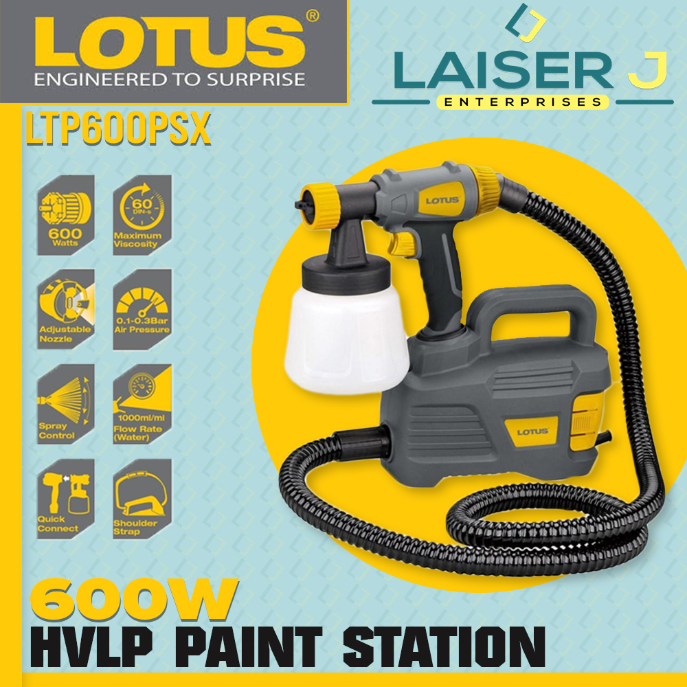 Lotus Paint Zoom Sprayer Paint Station 600W LTPT600PSX •Laiser J ...