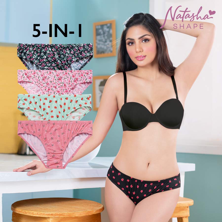 Natasha Sale Panty Deadra Ladies 2-in-1 Bikini Panty