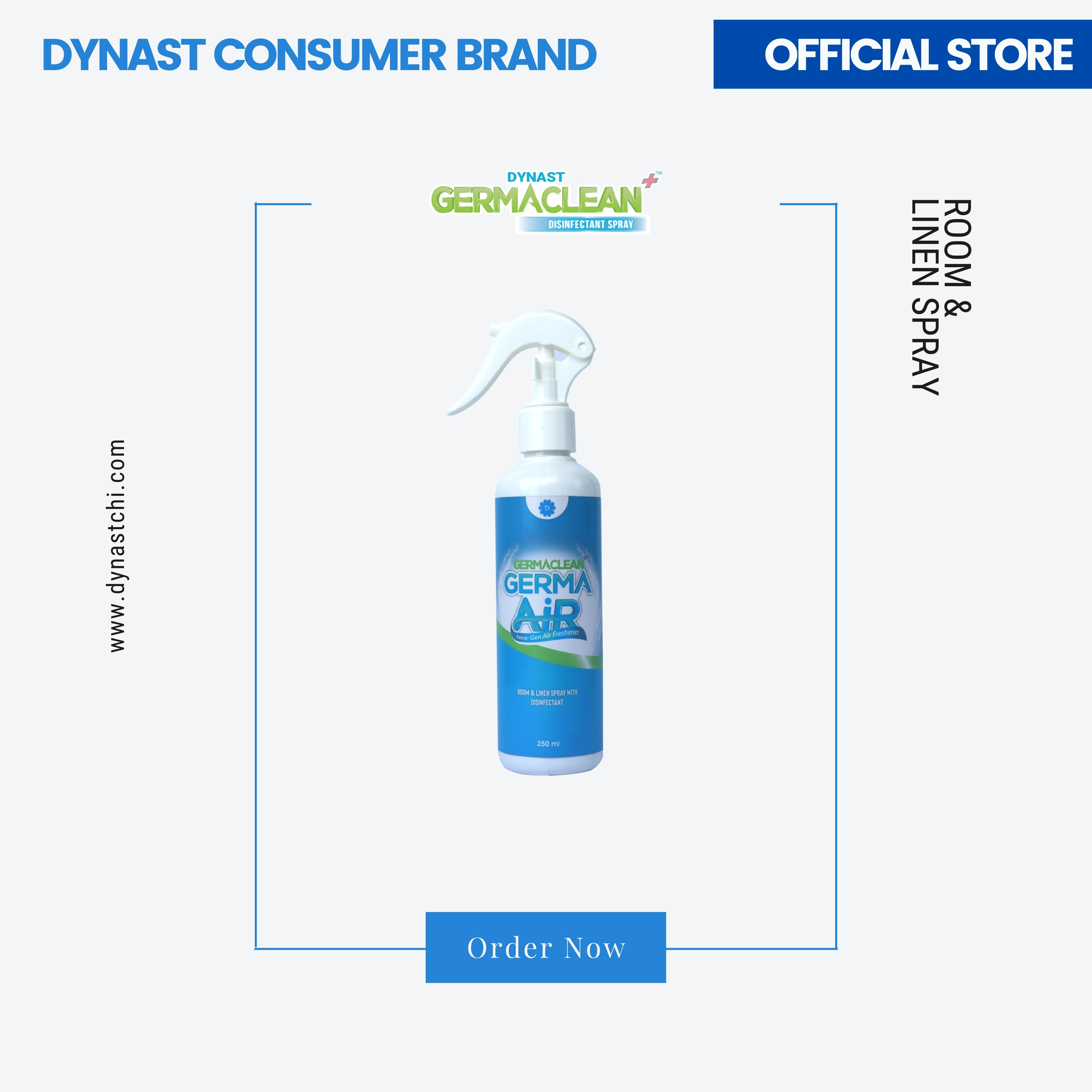 GERMA AIR ROOM AND LINEN SPRAY w/ Disinfectant 250ML FRESHBREEZE