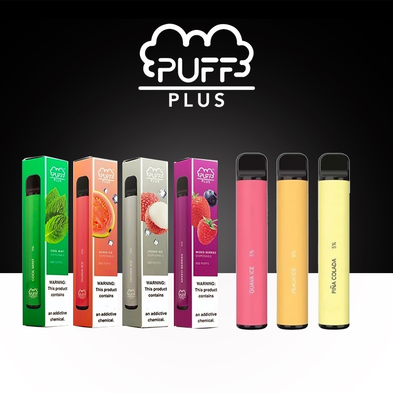 Original Puff Bar PLUS Disposable Pod Device 800 PUFFS 5 SALT NIC vape ...