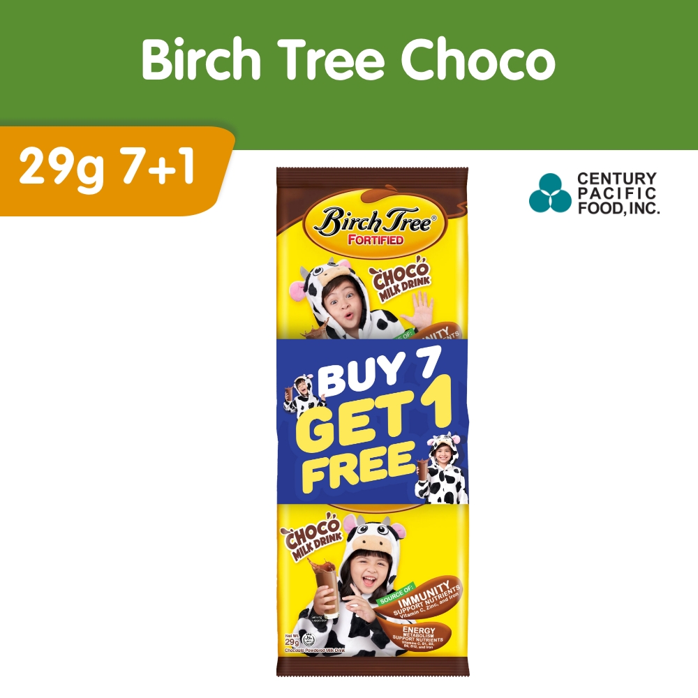 7 + 1 Birch Tree Fortified Choco 29g Lazada PH