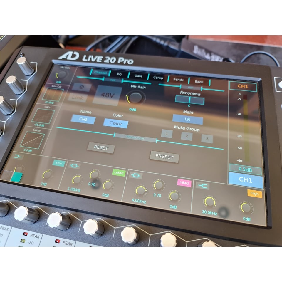 ☃ AD LIVE 20 PRO DIGITAL AUDIO MIXER WITH FLIGHT CASE Lazada PH
