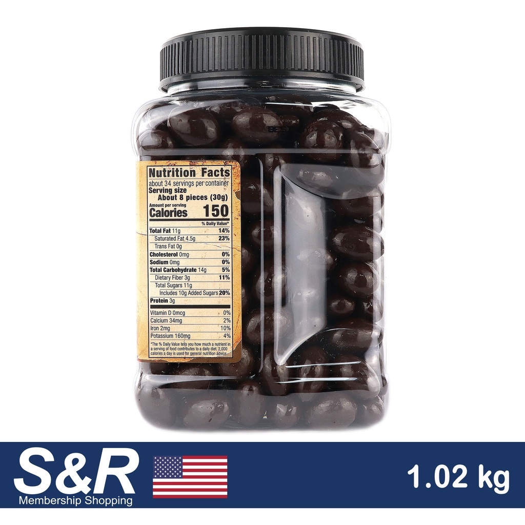Superior Dark Chocolate Coated Almonds 1.02kg Lazada PH