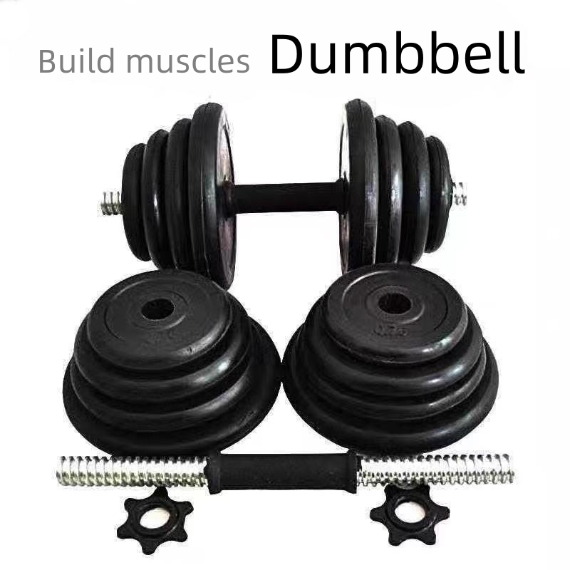 Dumbbells Dumbbell Set Rubber Gym Equipment Barbell Adjustable Dumbbell