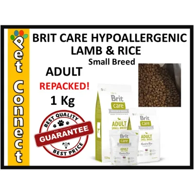 BRIT Care Lamb & Rice Small Breed ADULT 1Kg REPACKED Hypoallergenic Dog Food