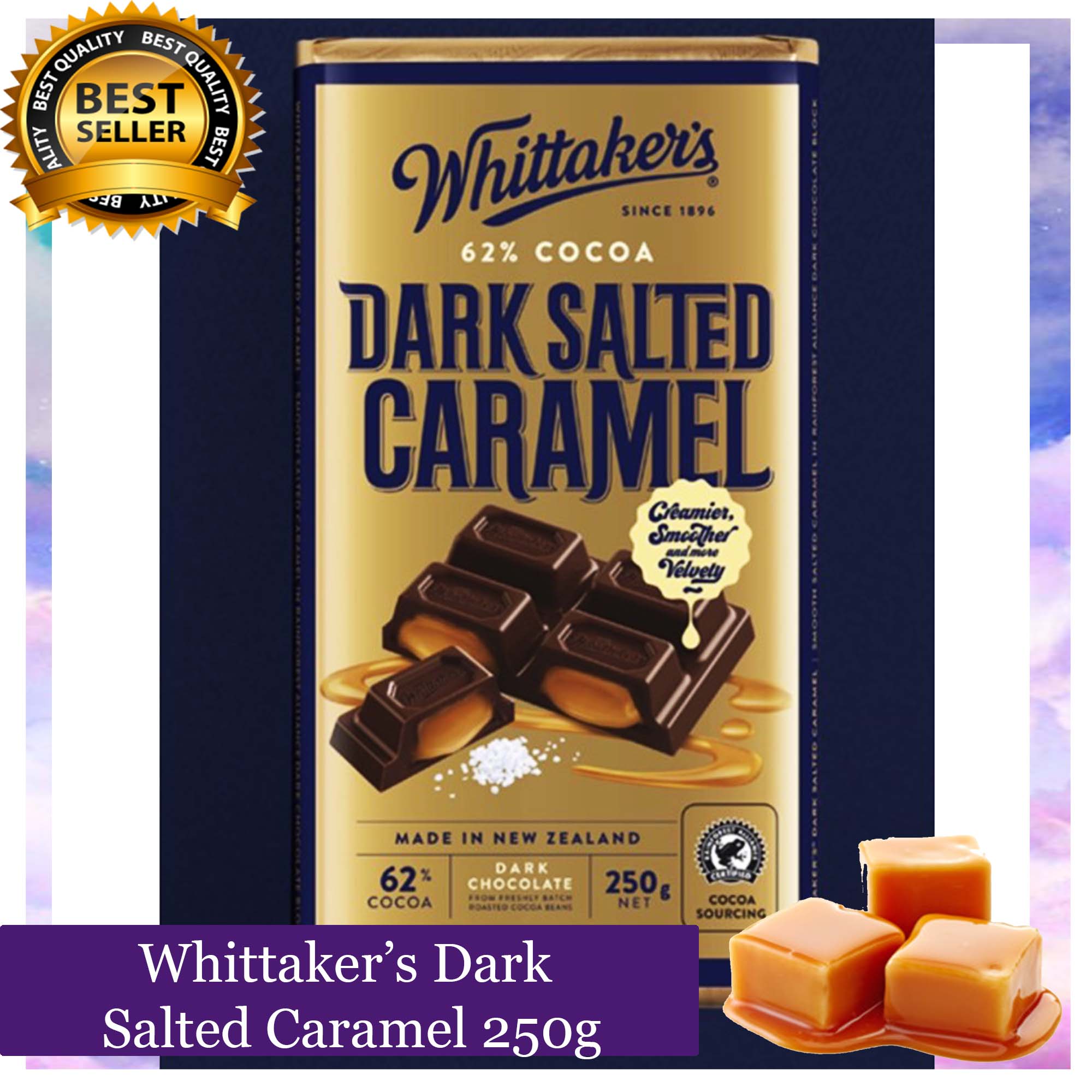 Whittaker’s Dark Salted Caramel 250g Lazada PH