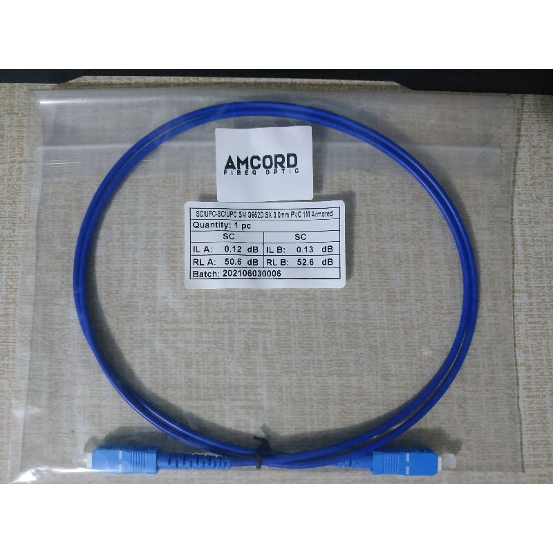 ARMORED PLDT Fiber Optic Patch Cord/Cable AntiRodent Lazada PH