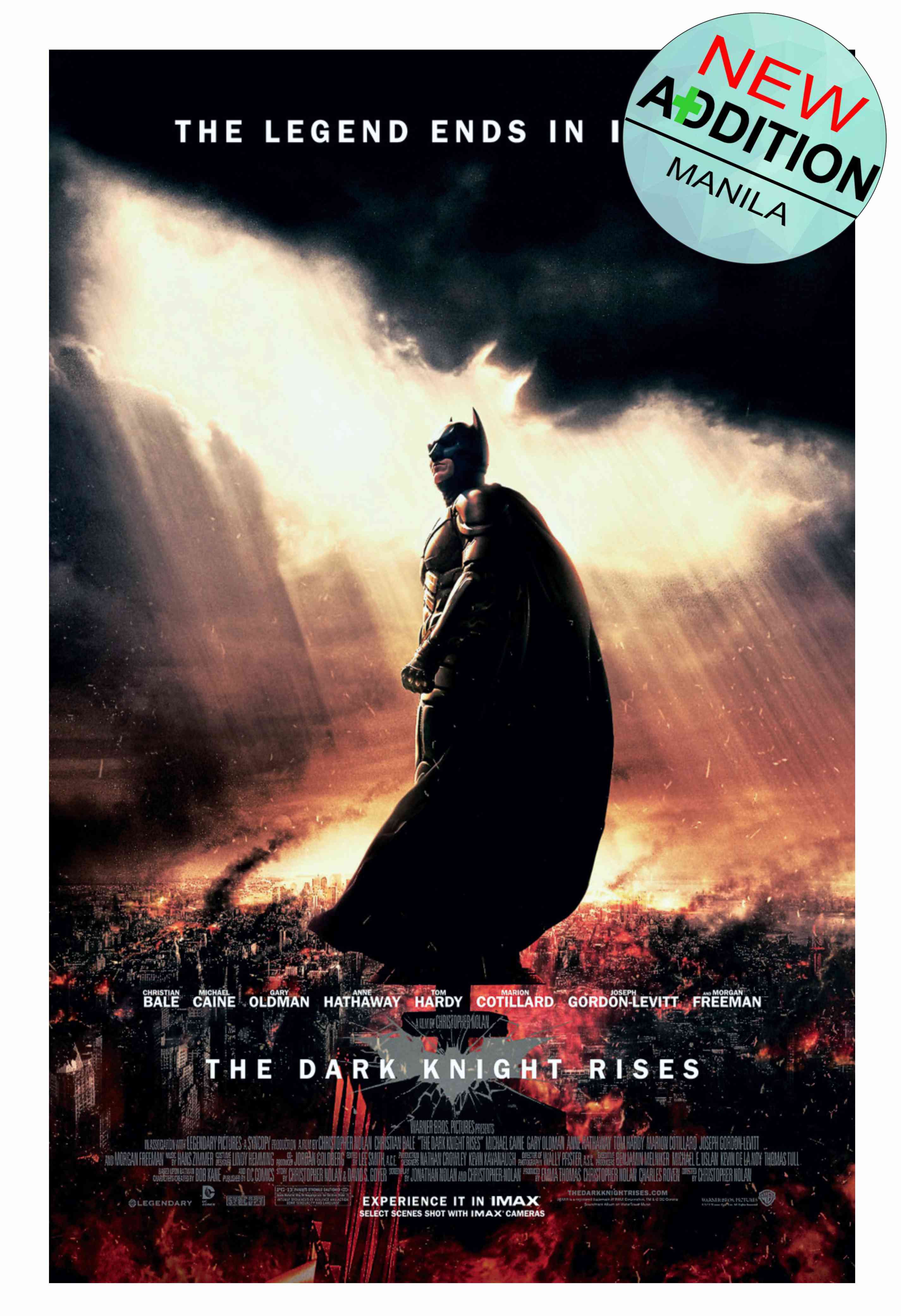 THE DARK KNIGHT RISES Large Collectible Poster 33cm 50cm | Lazada PH