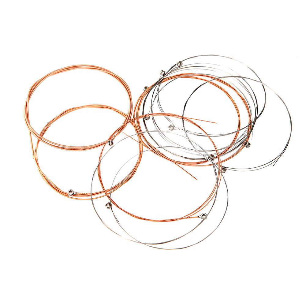 [ammoon]quà bí mật Alice 12PCS A2012 12-String Guitar String Stainless Steel Core Coated Copper Alloy Wound for Acoustic Folk Guitar