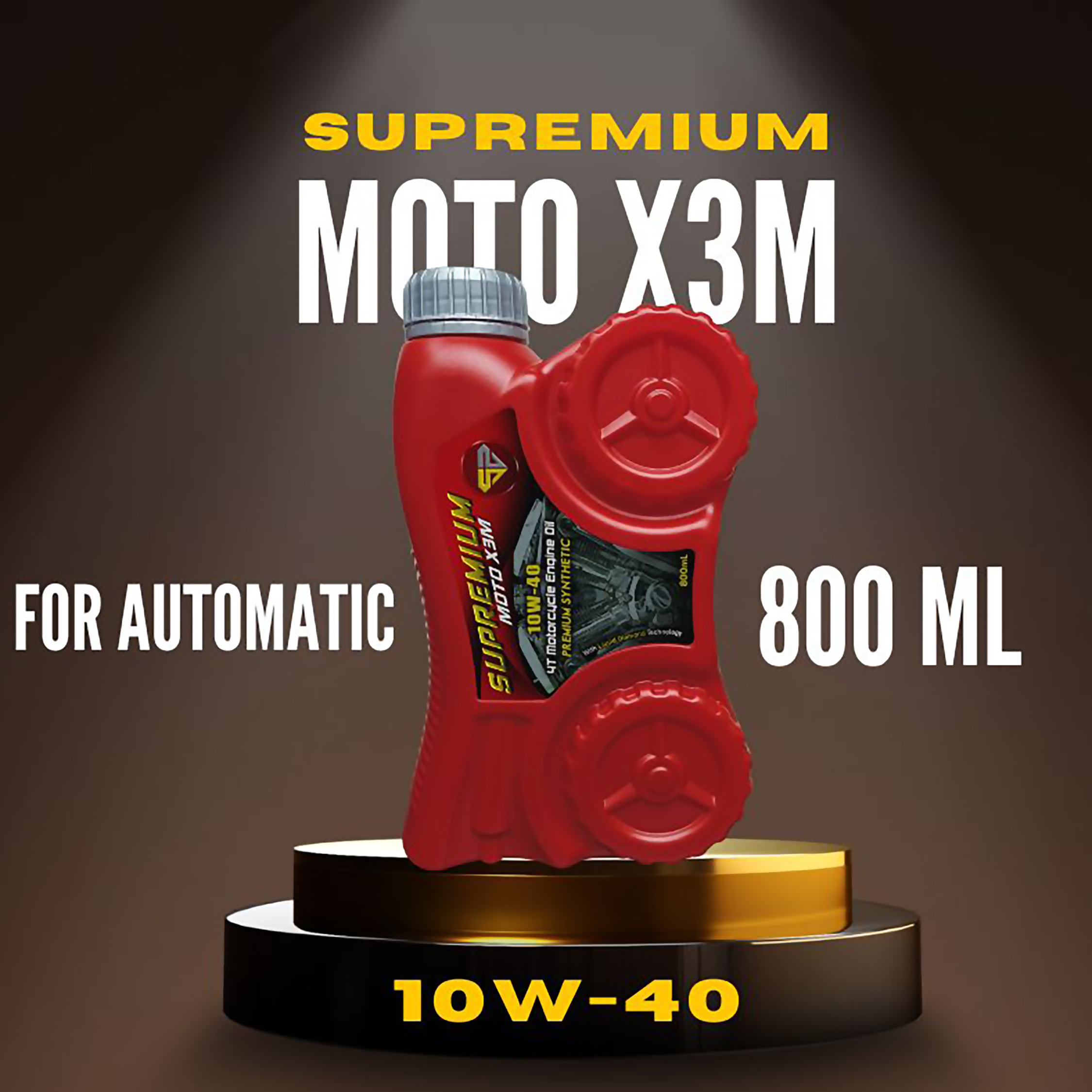 SUPREMIUM Moto X3M 10W40 Engine Oil 800mL Lazada PH