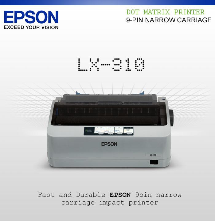 Epson Lx310 Dot Matrix Printer Lazada Ph 7802