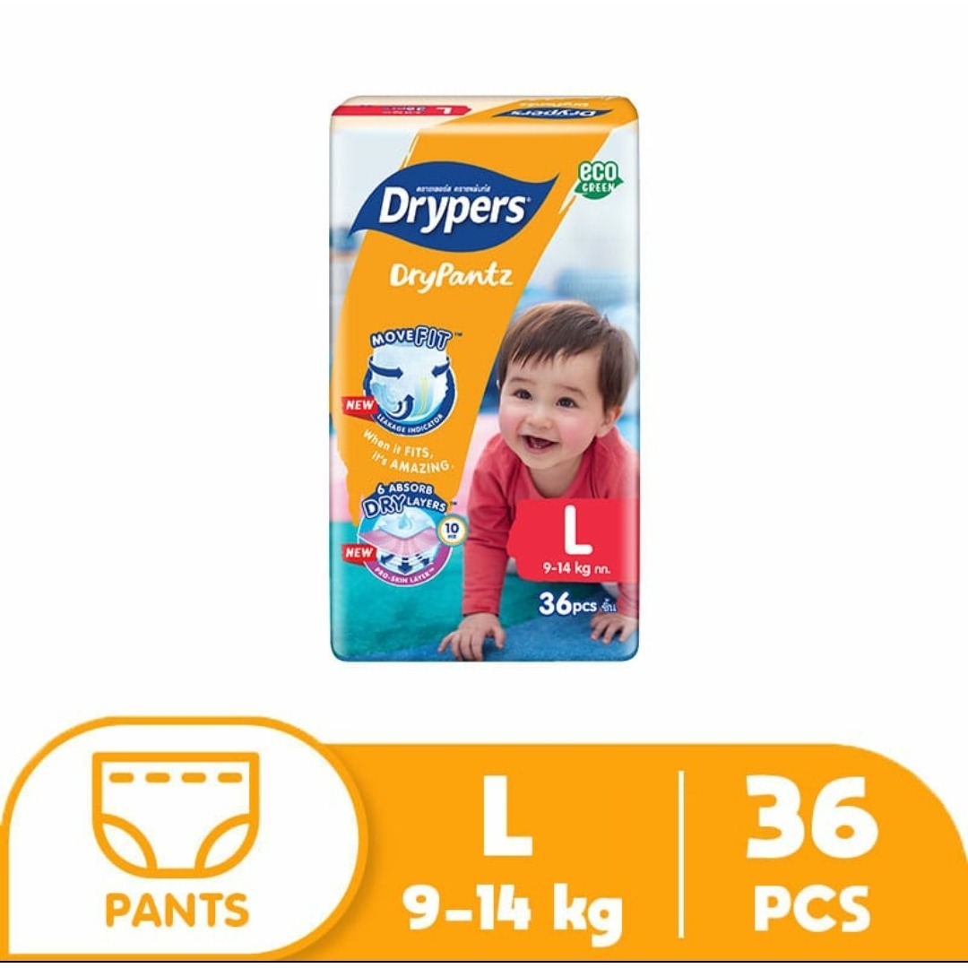 Drypers Drypants Size X-Large (12 - 17 kgs) - Drypers SA