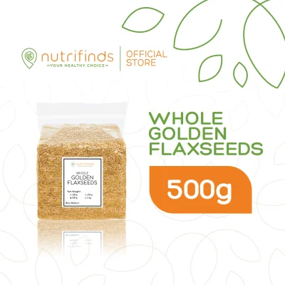 Golden Flaxseeds / Flax Seeds (Whole) - 500g