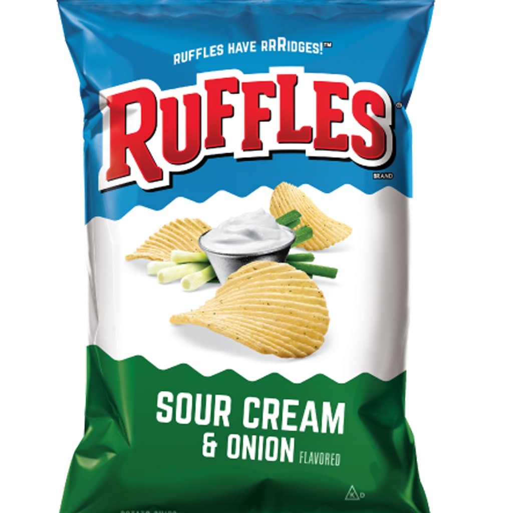 Ruffles Sour Cream Onion Potato Chips 184g | Lazada PH