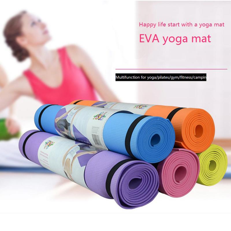 EVA Waterproof Yoga Mat Dustproof Yoga Mat Environment-Friendly Fitness Mat Exercise Yoga Mats for Men and Women 