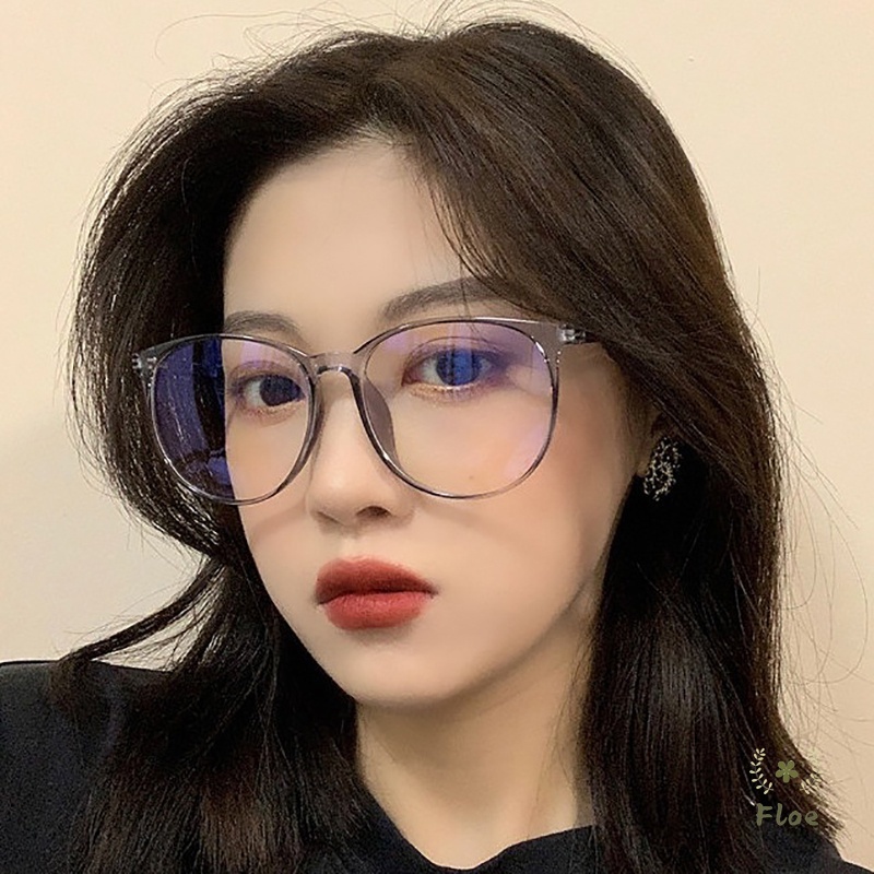 Felice. Round Spek Spec Anti Blue Light Blocking Glasses transparent