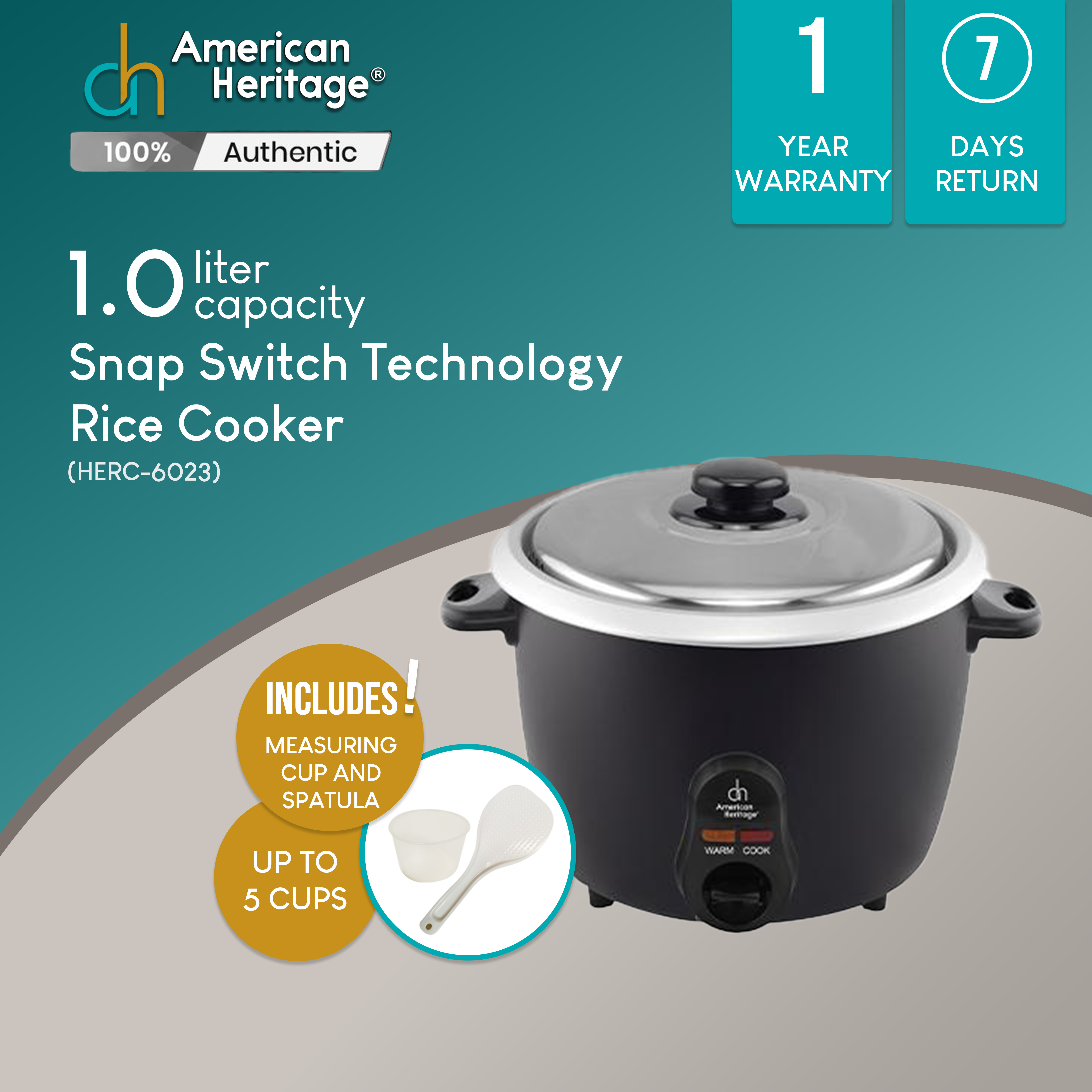 [ONHAND] [READY STOCK] [DISCOUNTED SALE] American Heritage 1.0L 5 Cups