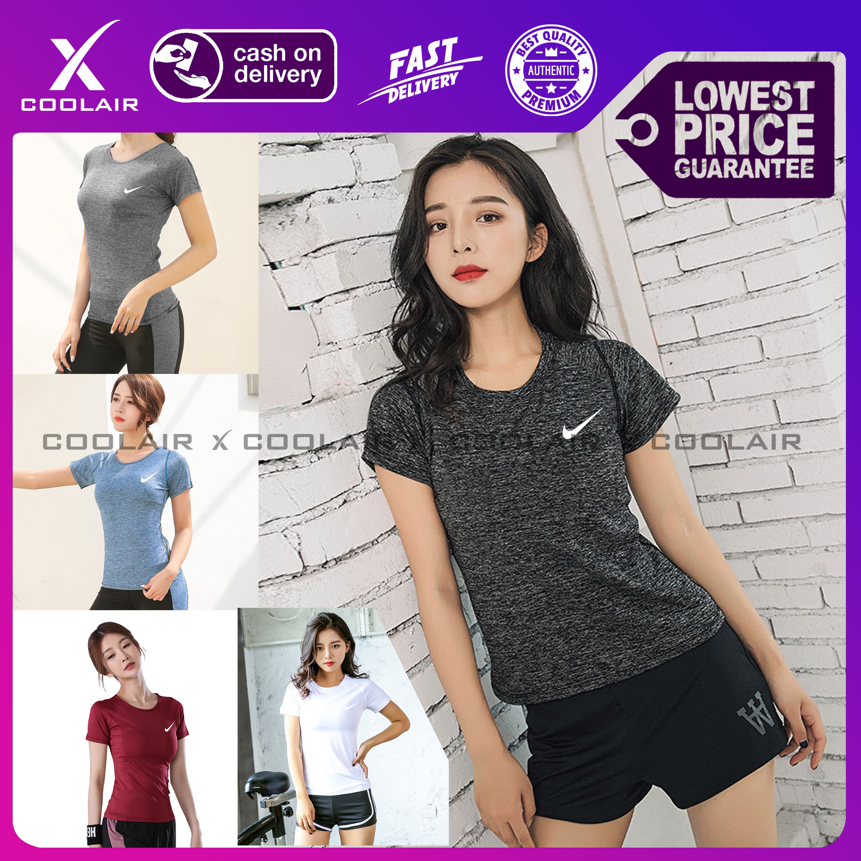Dri Fit Fitness Gym Shirt Athletic 