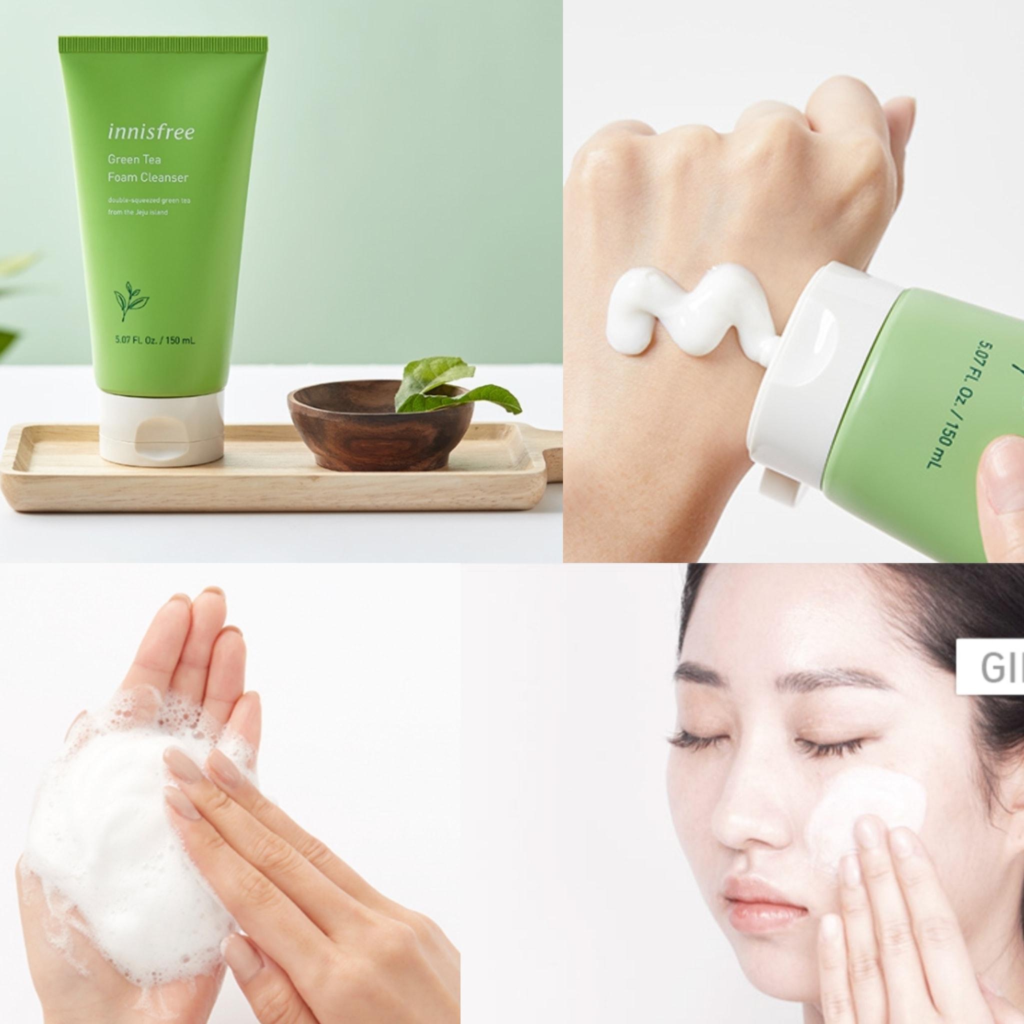 innisfree foam green tea