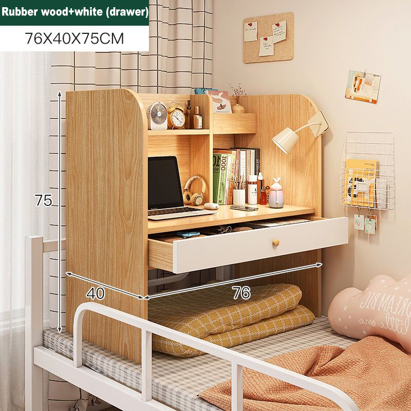 Table on bed Desk with drawer for bed Bedside for college