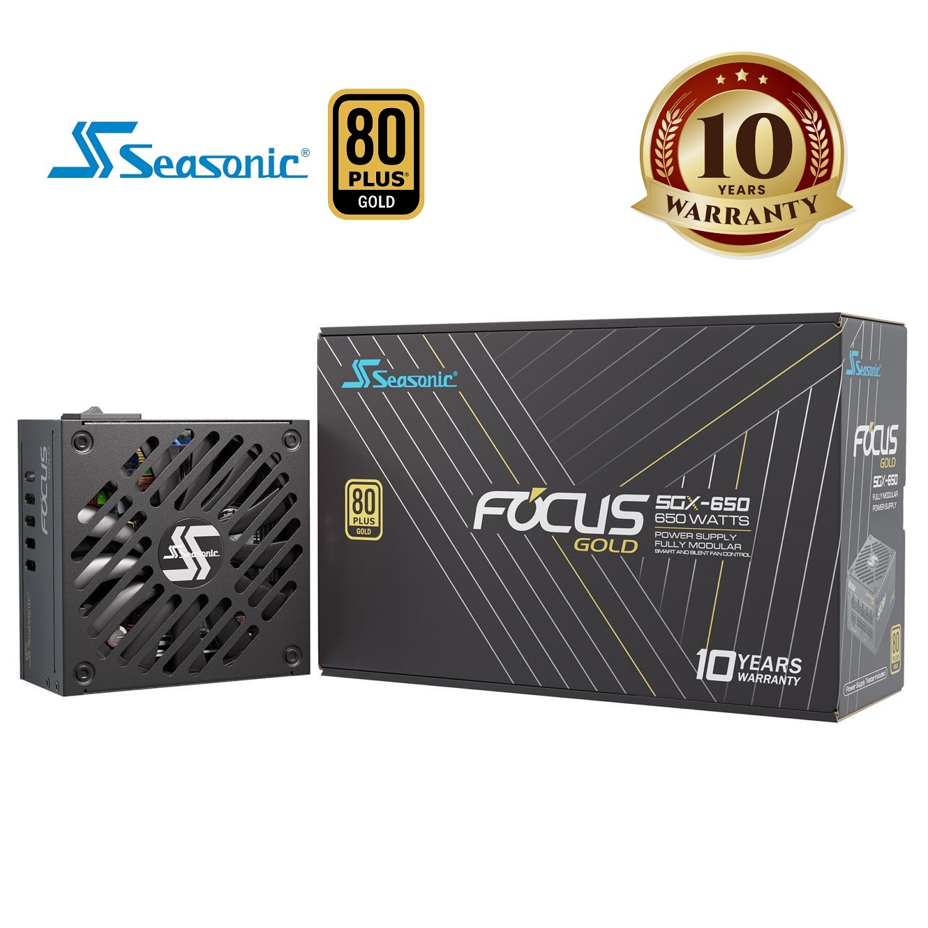 NEW!! Seasonic FOCUS SGX-650, 650W purchases 80+ Gold, Full-Modular Power Supply