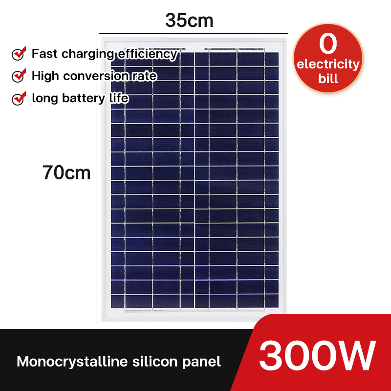 Comprehensive Solar Panel set home full set inverter solar powered generator with solar panels