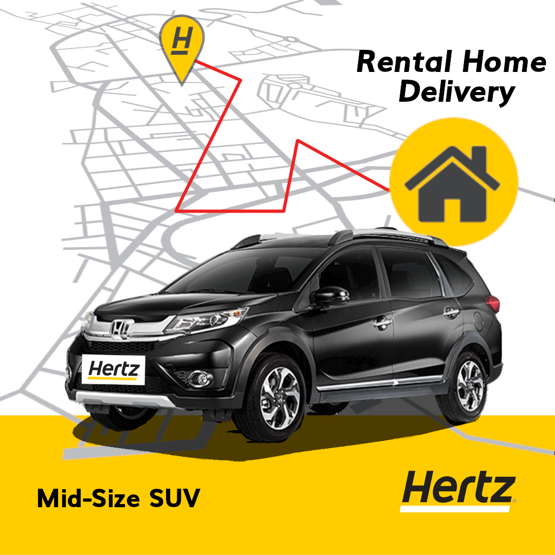 Midsize SUV 1day Car Rental Honda BRV Sanitized Car (Pick Up Manila