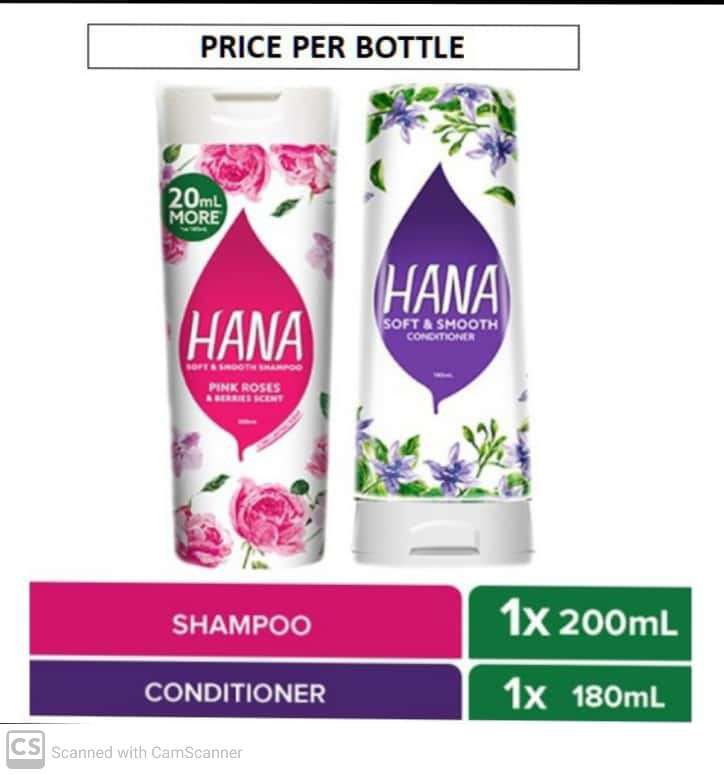 Hana Pink Roses Shampoo Original 380ml BUY 1 TAKE 1 Lazada PH