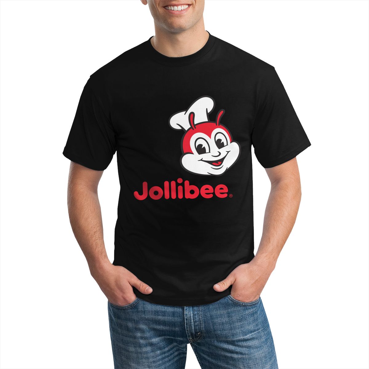 Jollibee T Shirt Men S T Shirt T Shirt Short Sleeve Pure Cotton T Shirt Shirt Lazada Ph