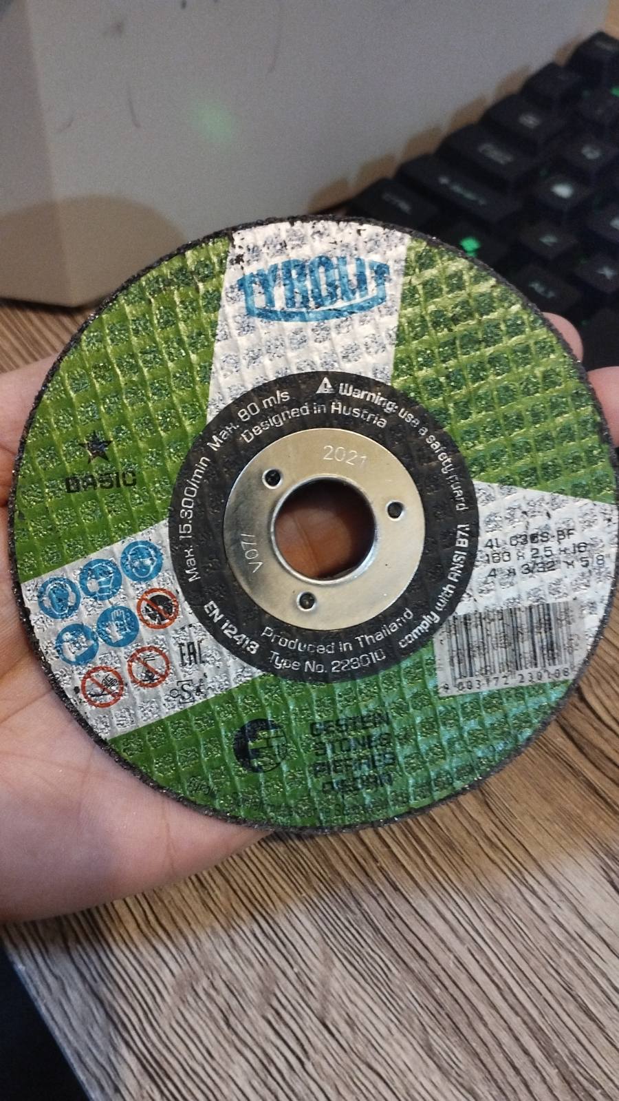 Tyrolit Stone & Cement Cutting Disc 4" (Authentic / Original) Lazada PH