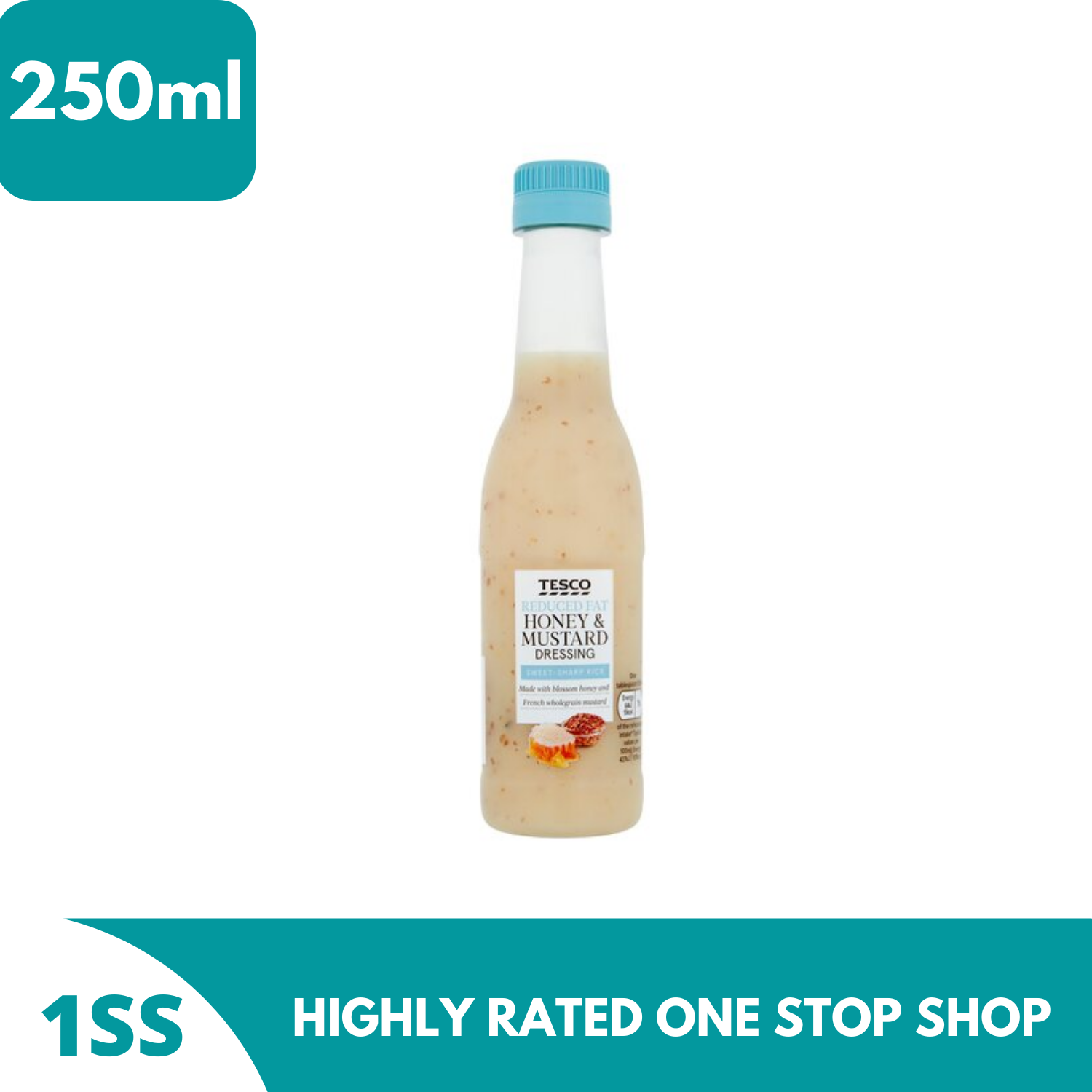 Tesco Reduced Fat Honey & Mustard Dressing 250ml Lazada PH