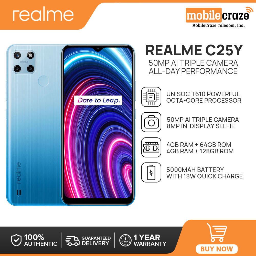 realme c25y storage