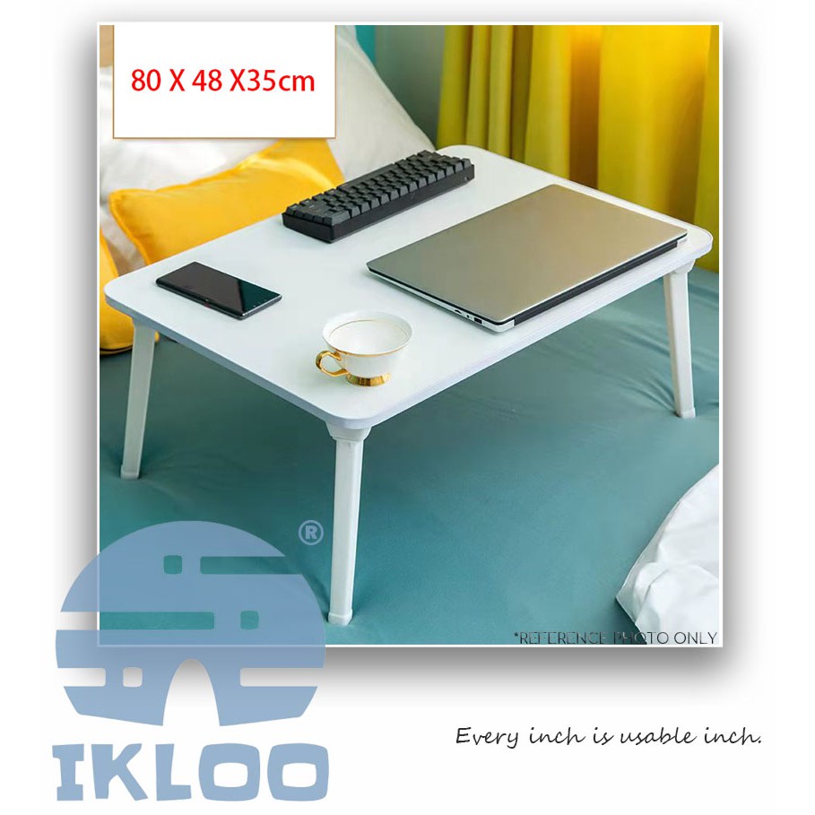 tBIkloo folding table bed table computer reading table white Lazada PH