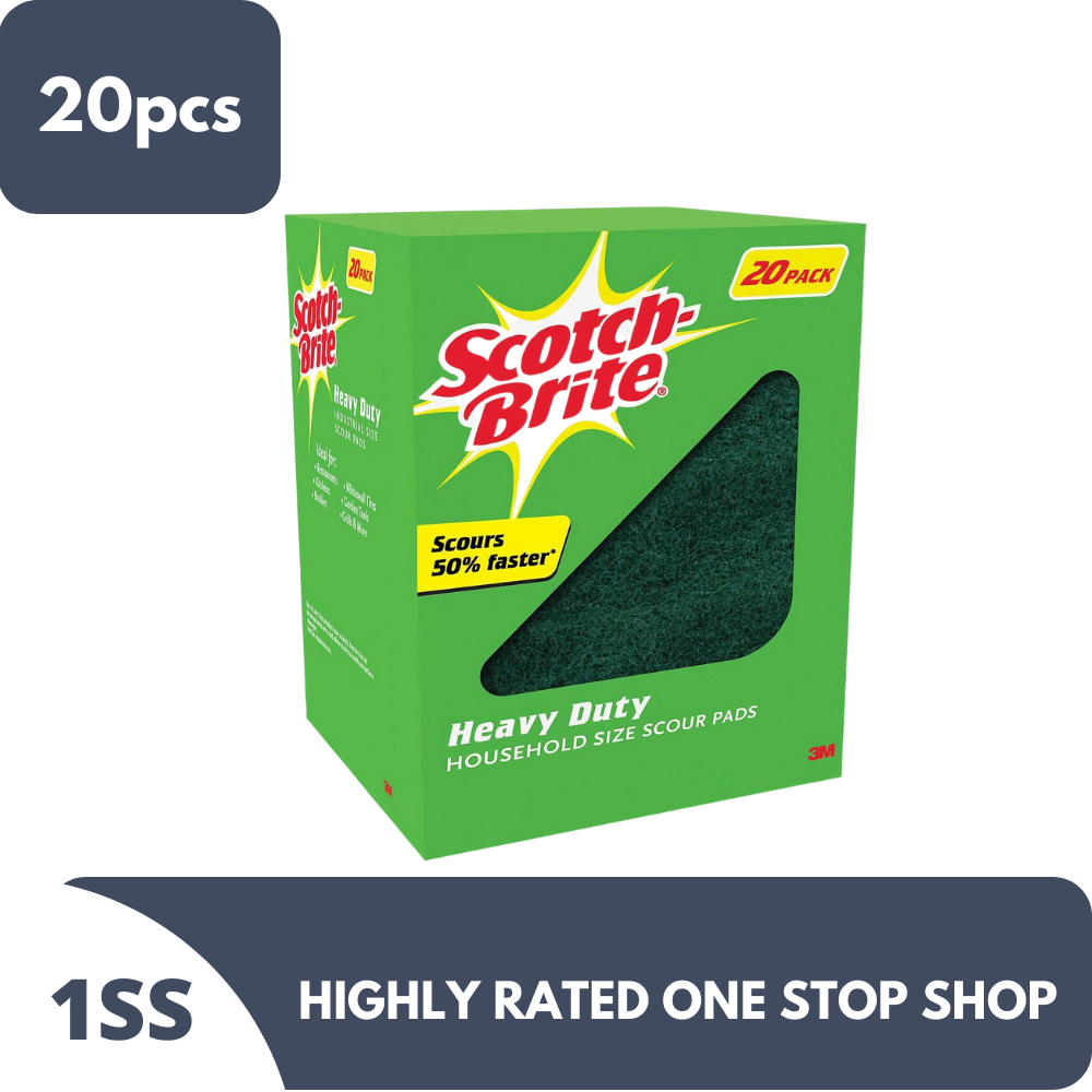 Scotch Brite Heavy Duty Scour Pads 20pcs Lazada PH