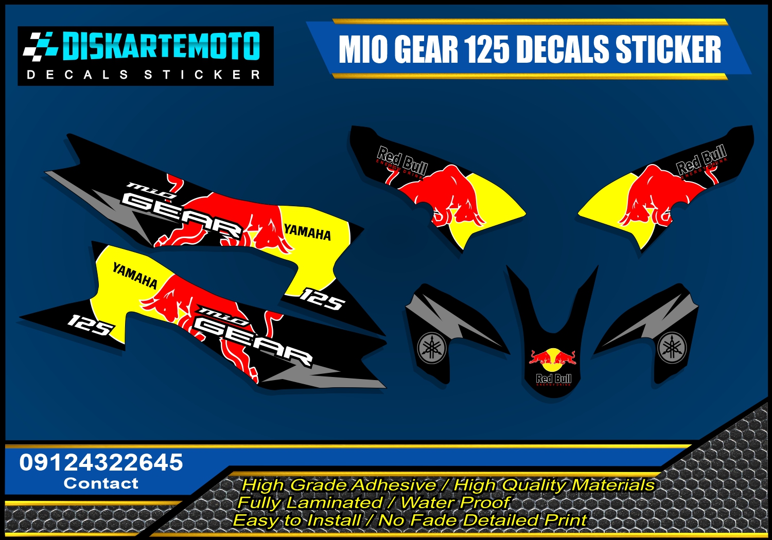 Yamaha Mio Gear 125 Decals Sticker Lazada PH