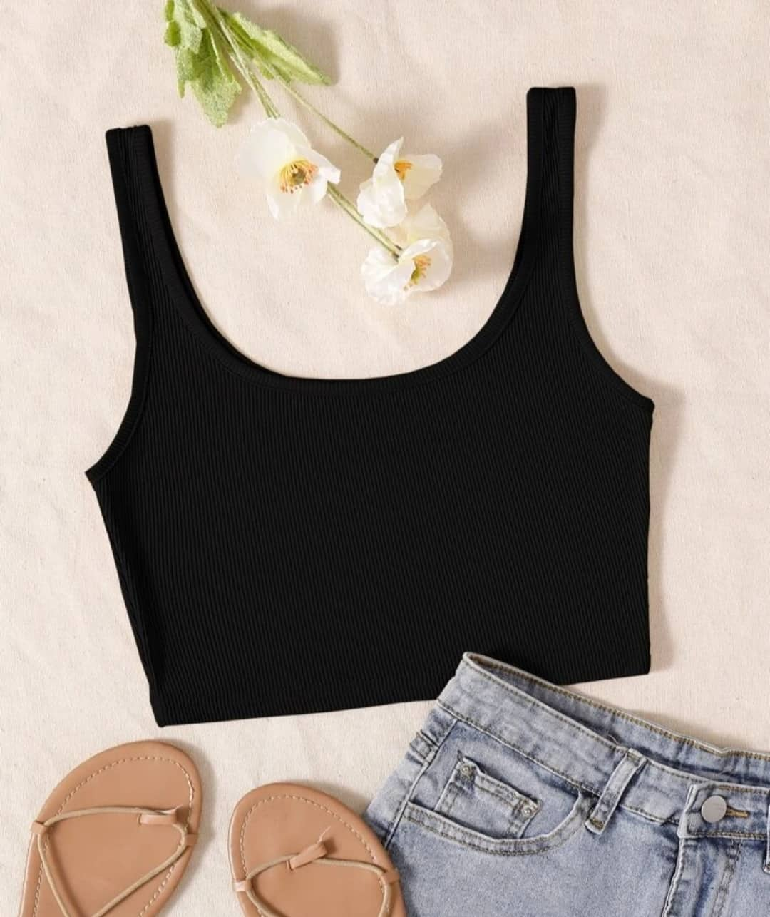 Sleeveless Cotton Cami