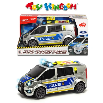 Dickie Toys Police Ford Transit Toy for Kids
