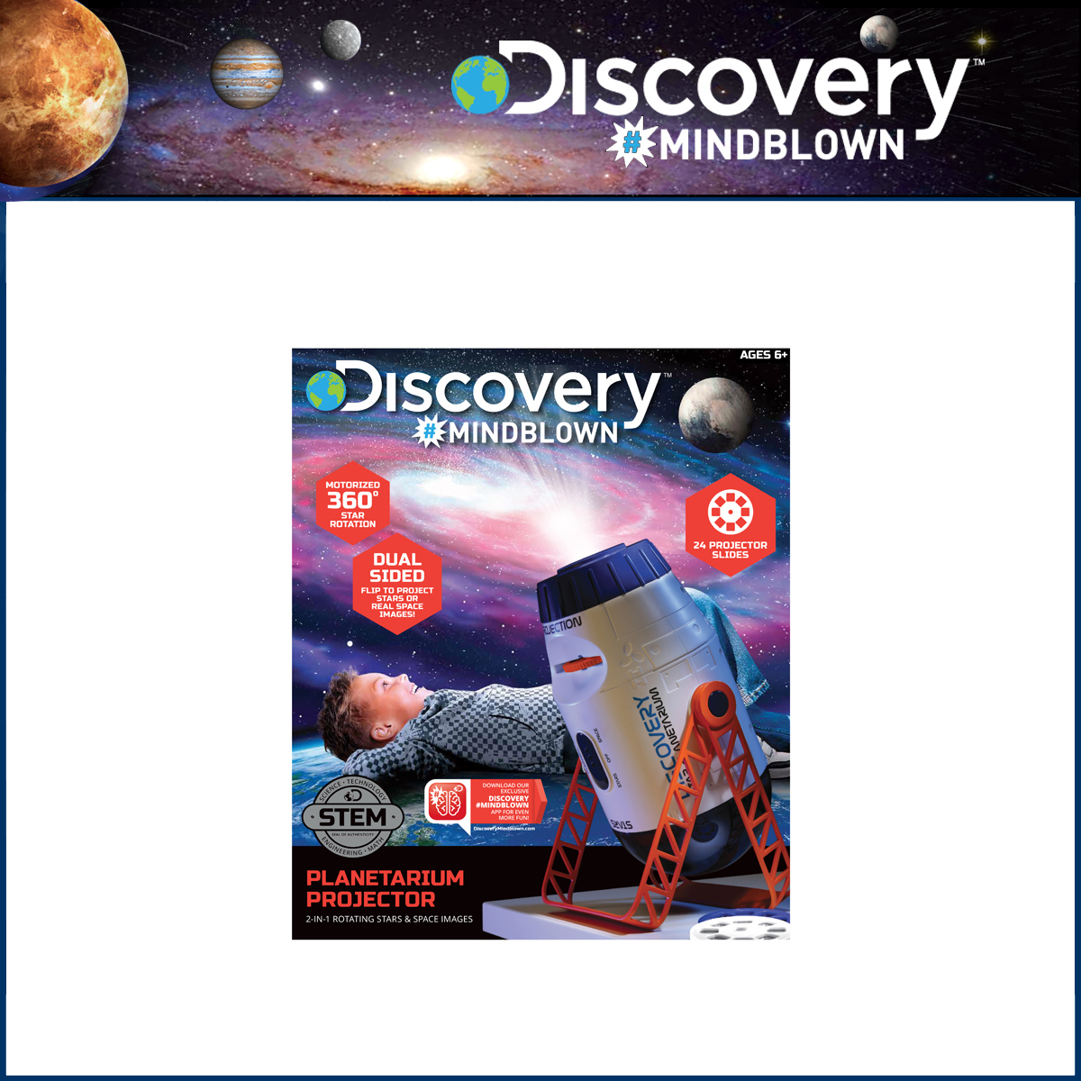 discovery mindblown toy space and planetarium projector