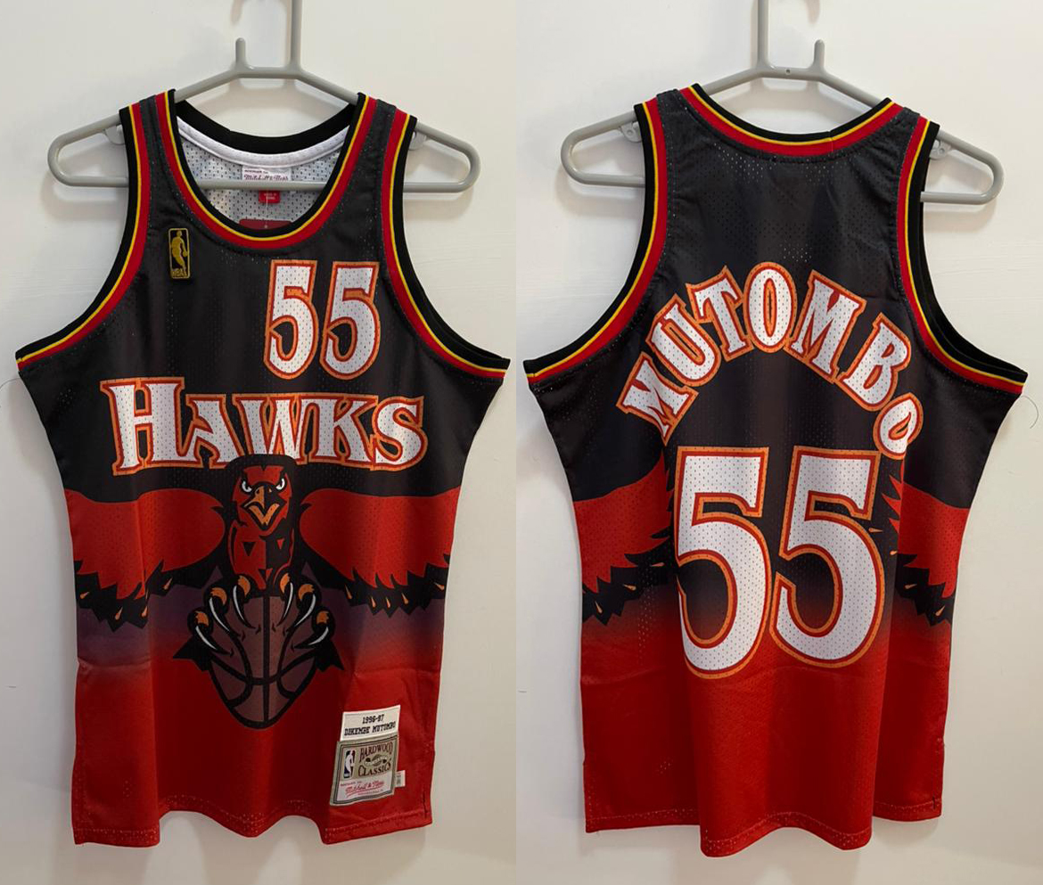 NBA Swingman Jersey Atlanta Hawks Dikembe Mutombo #55 – Broskiclothing