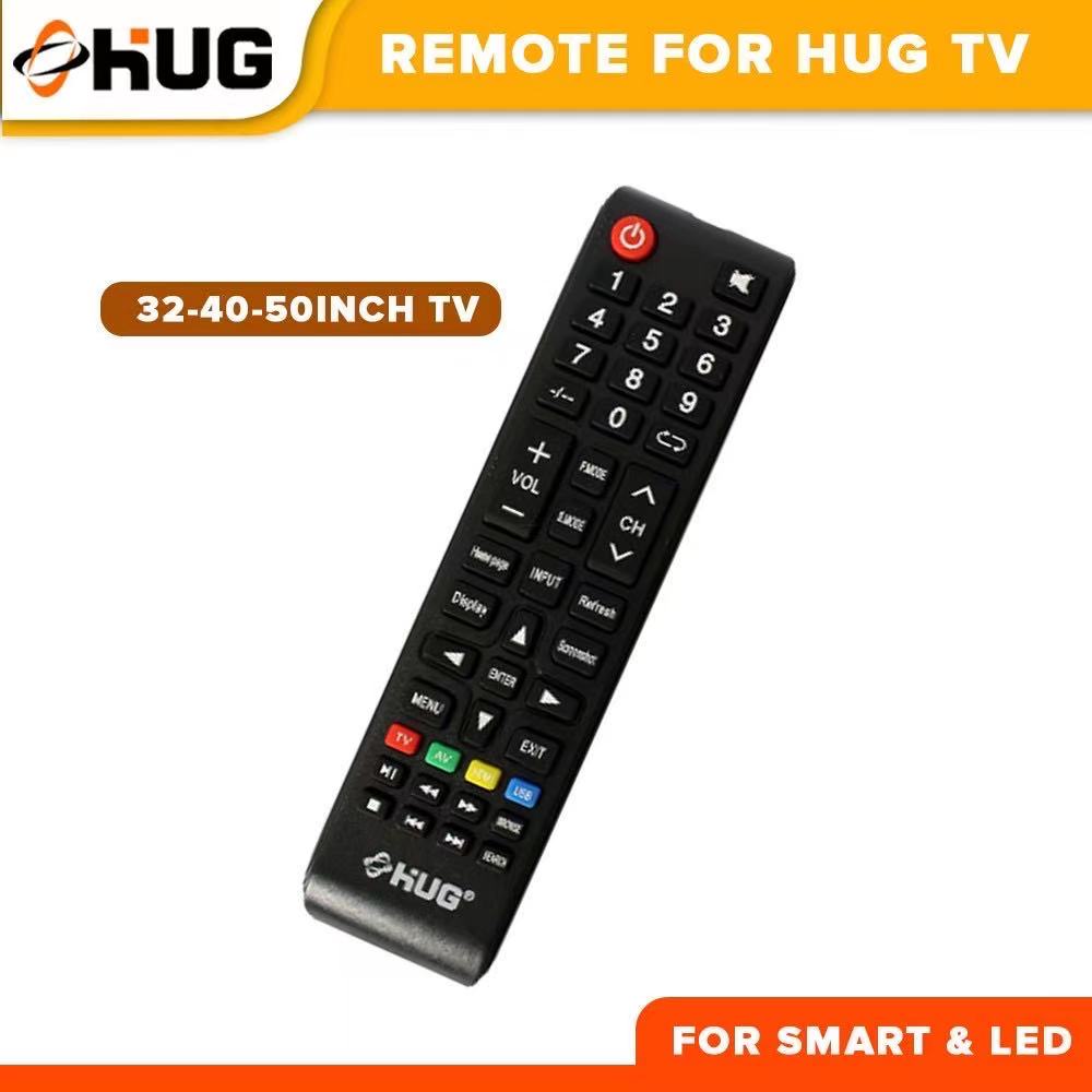 for HUG Smart TV Remote Control For 32" , 40" , 50" ,55" and 65" Hug